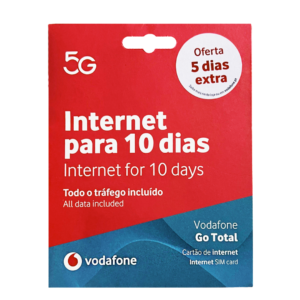 VODAFONE GO TOTAL 5G UNLIMITED INTERNET SIM CARD FOR 10+5 DAYS