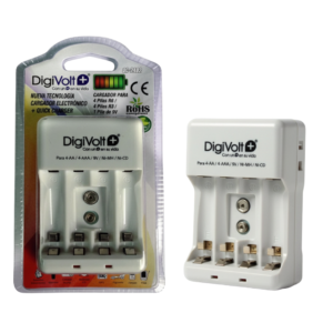 DIGIVOLT QC-2402 CHARGER FOR 4-AA/4-AAA/9V/NI-MH/NI-CD
