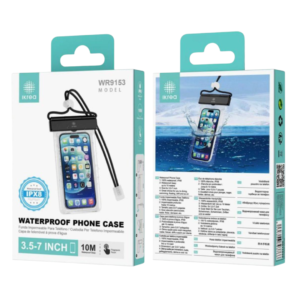 IKREA WR9153 WATERPROOF PHONE CASE, 3.5-7 INCH, 10M WATERPROOF DEEP