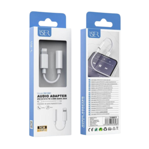 ISER SK1061 IPX/12/13/14 TO 3.5MM AUDIO JACK AUDIO ADAPTER, 9CM