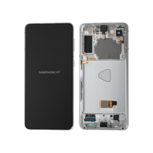 SAMSUNG GALAXY S21 PLUS 5G/G996 TOUCH+LCD WITH FRAME SERVICE PACK PHANTOM SILVER
