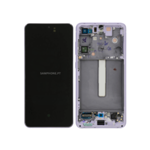 SAMSUNG GALAXY S21 FE 5G /G990 TOUCH+LCD WITH FRAME SERVICE PACK LAVENDER