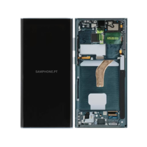 SAMSUNG GALAXY S22 ULTRA 5G /S908 TOUCH+LCD WITH FRAME SERVICE PACK GREEN