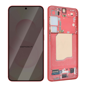 SAMSUNG GALAXY S25 TOUCH LCD WITH FRAME SERVICE PACK CORAL RED