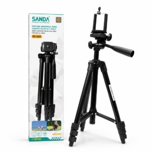 SANDA SD-3645 UNIVERSAL TRIPOD FOR CAMERA/MOBILE PHONE 110CM BLACK