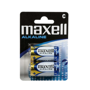 MAXELL C LR14 ALKALINE BATTERIES PACK OF 2