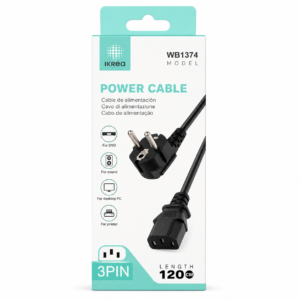 IKREA  WB1374 3 PIN POWER CABLE 1.2M