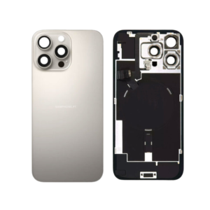 IPHONE 16 PRO BACK COVER WITH FLASH LIGHT +WIRELESS FLEX NATURAL TITANIUM