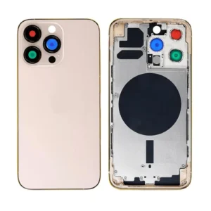 IPHONE 13 PRO BACK COVER+FRAME GOLD
