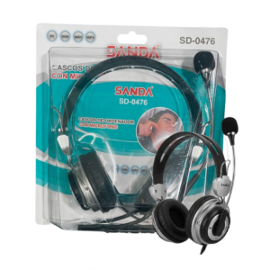 SANDA SD-0476 HEADPHONES WITH MICROPHONE