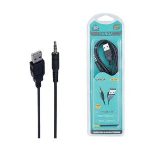 SANDA SD-7207 CABLE USB TO 3.5MM JACK ADAPTER – BLACK