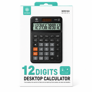 IKREA WR9183 12 DIGITS DESKTOP CALCULATOR