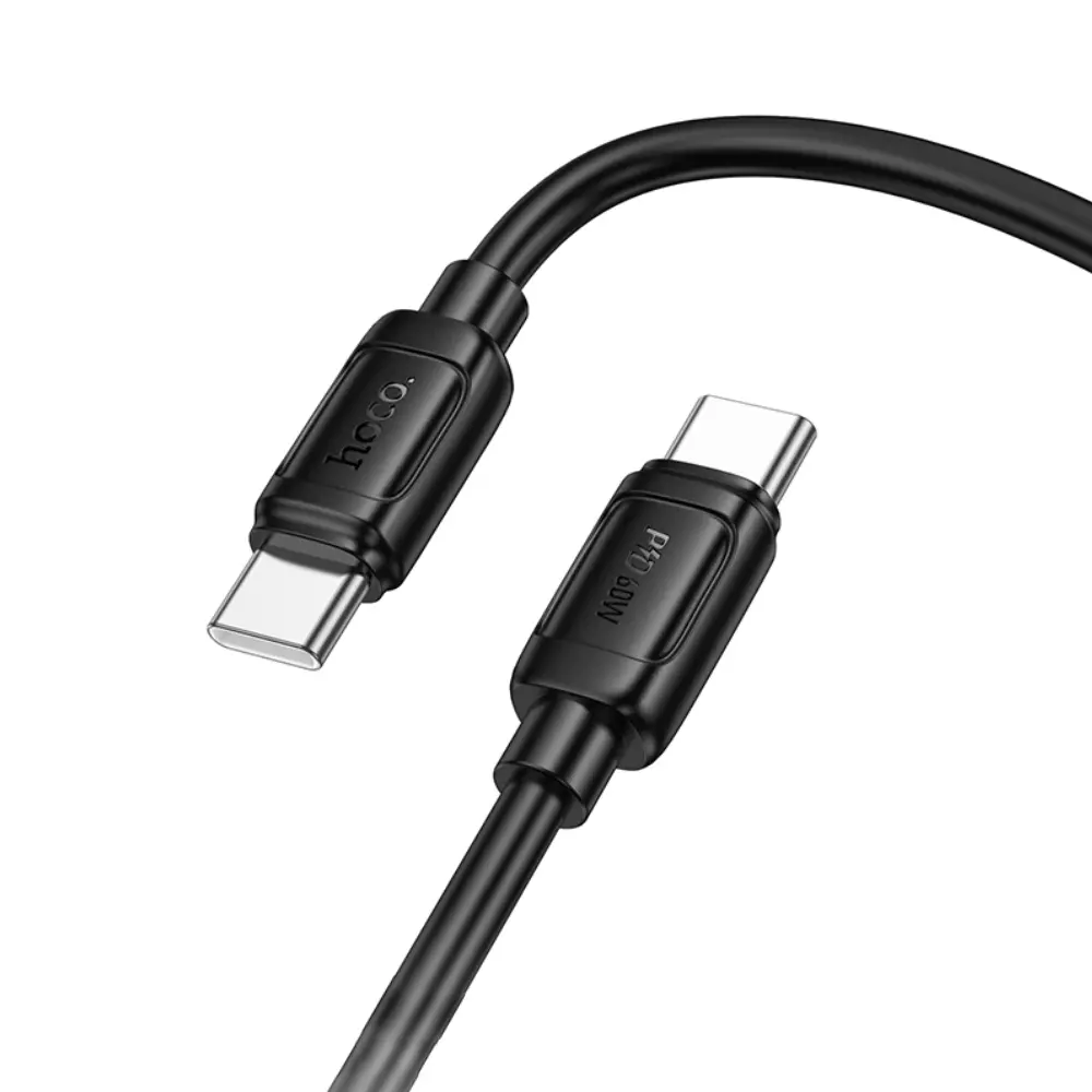 HOCO X115 SURPASS 60W CHARGING DATA CABLE C TO C BLACK