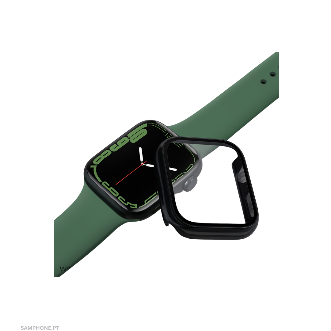 HOCO WS3 SHADOW SERIES FILM INTEGRATED PROTECTIVE CASE FOR IWATCH SERIES7/8(41MM) BLACK