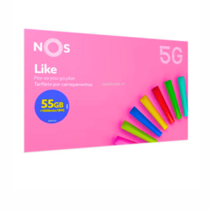 NOS LIKE 55GB+500MIN+1000 SMS FOR 1 MONTH