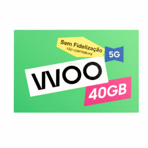 WOO SIM CARD 40GB DATA+500 MIN+SMS FOR1 MONTH