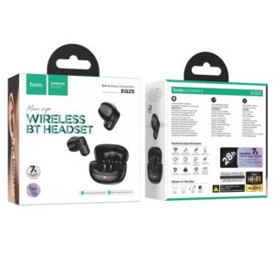 HOCO EQ25 UNIMPEDED TRUE WIRELESS BT HEADSET MIDNIGHT BLACK