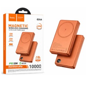 HOCO Q26A JOY PD20W MAGNETIC FAST CHARGING POWER BANK(10000MAH) ORANGE