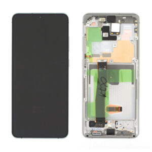 SAMSUNG GALAXY S20 ULTRA 5G/G988 TOUCH+LCD WITH FRAME SERVICE PACK CLOUD WHITE