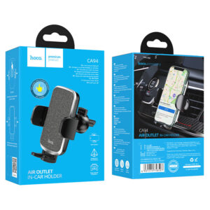 HOCO CA94 POLARIS PUSH-TYPE AIR OUTLET CAR HOLDER BLACK