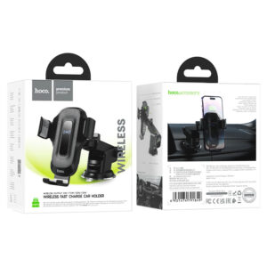 HOCO HW3 WISE AUTOMATIC INDUCTION WIRELESS FAST CHARGING CAR HOLDER(CENTER CONSOLE)