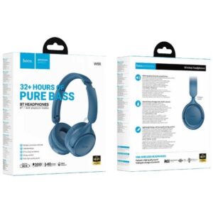 HOCO W66 WAVE BT HEADPHONES BLUE