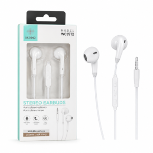 IKREA STEREO EARBUDS 3.5 JACK WC3512 WHITE