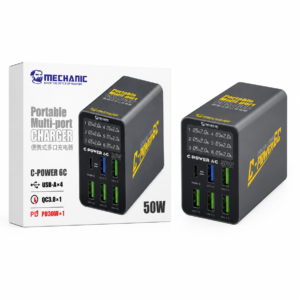 MECHANIC PORTABLE MULT-PORT CHARGER 50W C-POWER 6C