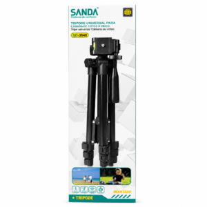 SANDA SD-3645 TRIPODE UNIVERSAL PARA CAMERA DE FOTOS O VIDEO
