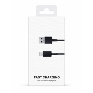 FAST CHARGING CABLE USB-A TO C BLACK