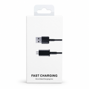 FAST CHARGING CABLE USB-A TO MICRO BLACK
